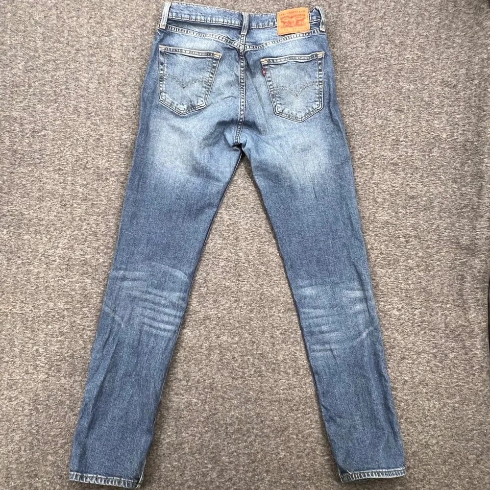 Levis 511 Slim Fit Mens Straight Relaxed Jeans 33 Medium Wash Blue‎ Denim Pants
